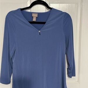 Chico's Women's Long Sleeve Blue Top